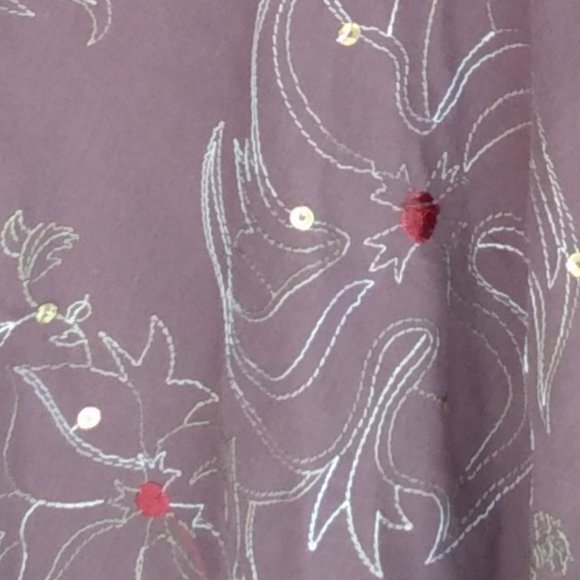 🌎RB Collection || Embroidered Brown Dress - Picture 8 of 8